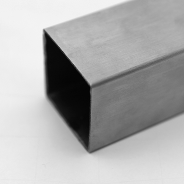 Stst 1.4404 (316L) welded square tube polished grit 320