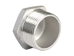 St steel 316 hexagon plug with cylindrical wire BSP